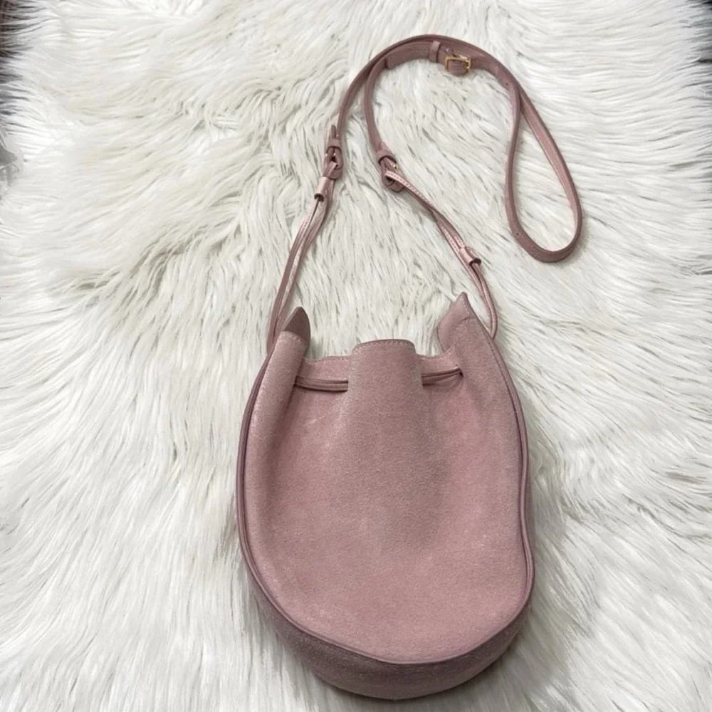 THE ROW Suede Bucket Bag